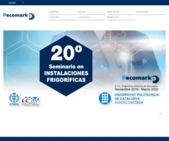 Pecomark.com(Página de inicio Corporativa) Screenshot