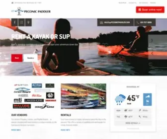 PeconicPaddler.com(Canoeing) Screenshot