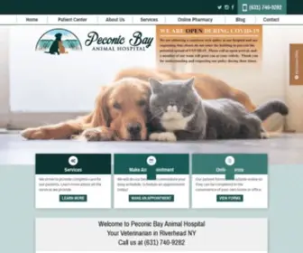 PeconicVet.com(Veterinarian in Riverhead) Screenshot