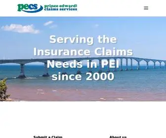 Pecs.pe.ca(Prince Edward Claims Service) Screenshot