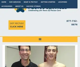 Pectusservices.com(Pectus Services) Screenshot