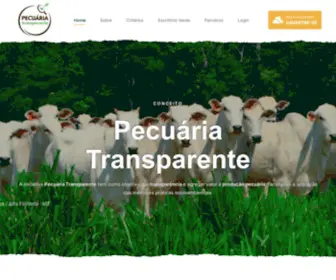 Pecuariatransparente.org.br(Pecuária Transparente) Screenshot