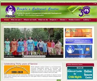 Pecuc.org(Child Rights in Bhubaneswar) Screenshot