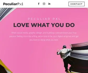 PeculiarpXL.com(Peculiar Pxl) Screenshot