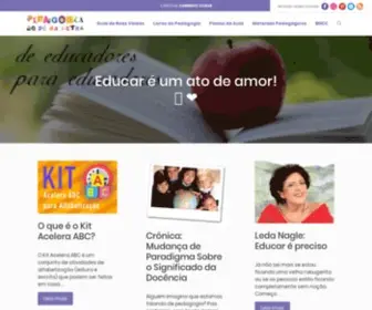 Pedagogiaaopedaletra.com(Pedagogia ao Pé da Letra) Screenshot