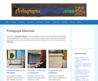 Pedagogiamilennial.com(Pedagogía Milennial) Screenshot