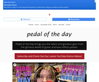 Pedal-OF-The-DAY.com(Pedal of the Day) Screenshot
