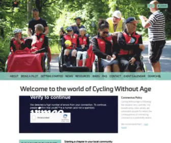 Pedalandosemidade.com.br(The world of Cycling Without Age) Screenshot