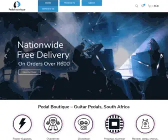 Pedalboutique.co.za(Guitar Pedals & Accessories) Screenshot