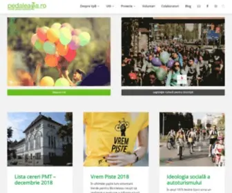 Pedaleaza.ro(Site-ul timisorenilor biciclisti) Screenshot