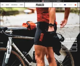 Pedaled.com(PEdALED Cycling Apparel) Screenshot