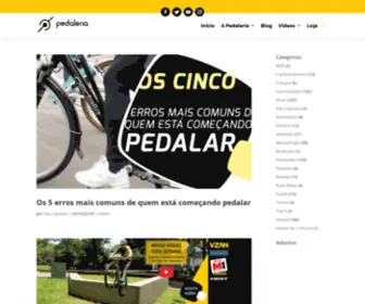 Pedaleria.com(Conectando o ciclista ao mundo da bicicleta) Screenshot