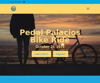 Pedalpalacios.org(Pedal Palacios Annual Bike Ride) Screenshot