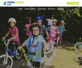 Pedalpowerkids.com(Bike Riding Lessons for Children) Screenshot