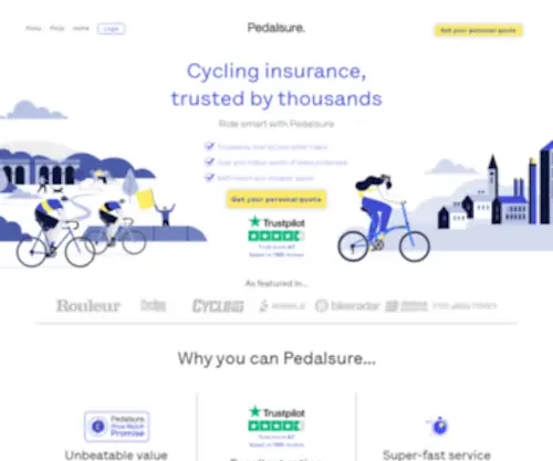 Pedalsure.com(Pedalsure) Screenshot