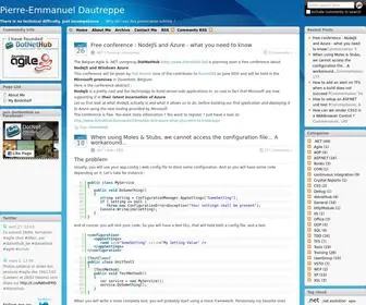 Pedautreppe.com(Pierre-Emmanuel Dautreppe) Screenshot