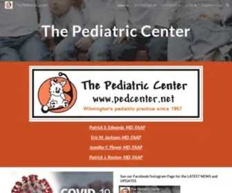 Pedcenter.net(The Pediatric Center) Screenshot