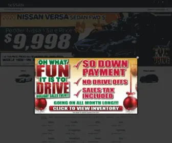 Peddernissan.com(Pedder Nissan) Screenshot