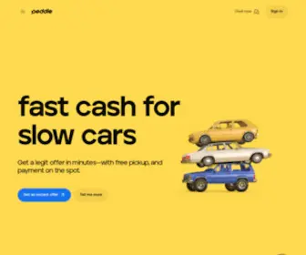 Peddle.com(Sell your car the easy way) Screenshot