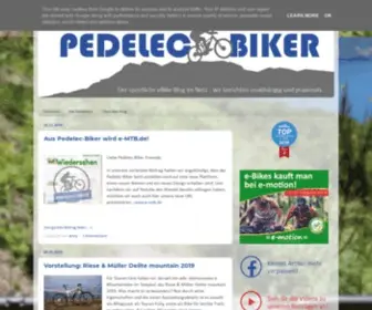 Pedelec-Biker.com(Aktuelle eBike Tests und Erfahrungsberichte rund um sportliche e) Screenshot