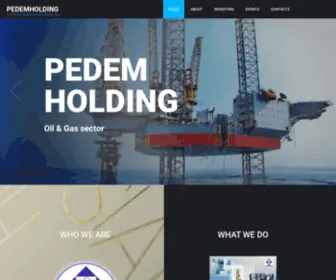 Pedemholding.com(Pedemholding) Screenshot