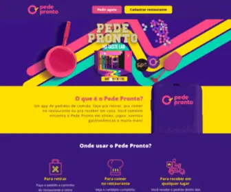 Pedepronto.com.br(O Pede Pronto é um novo aplicativo em que você pede a sua comida do jeito que preferir) Screenshot