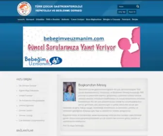 Pedgastro.org(Türk Çocuk Gastroenteroloji Hepatoloji ve Beslenme Derneği) Screenshot