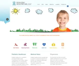 Pedhealthcare.com(Montgomery Alabama Pediatricians Pediatrics) Screenshot