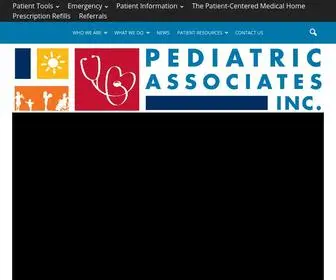 Pediassociatesinc.com(Pediatric Associates) Screenshot