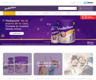 Pediasure.com.mx(Fórmula) Screenshot