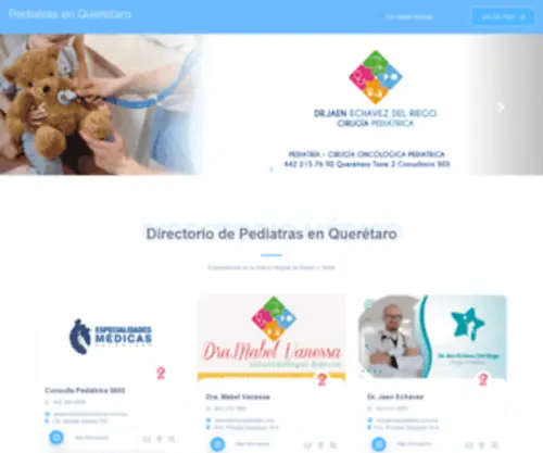 Pediatrasenqueretaro.com(Pediatras en Querétaro ▷ Juriquilla) Screenshot