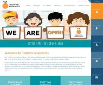 Pediatricassociates.com(Pediatric Associates Home) Screenshot
