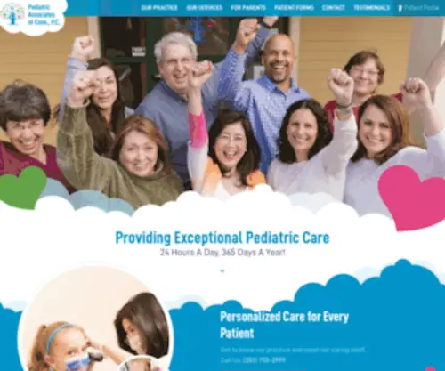 PediatriCDoc.com(Pediatric Associates of Conn) Screenshot