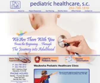 Pediatrichealthcare.us(Pediatrichealthcare) Screenshot