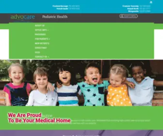 Pediatrichealthpa.com(Advocare Pediatric Health) Screenshot