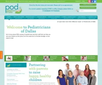 Pediatriciansofdallas.com(Pediatricians of Dallas) Screenshot