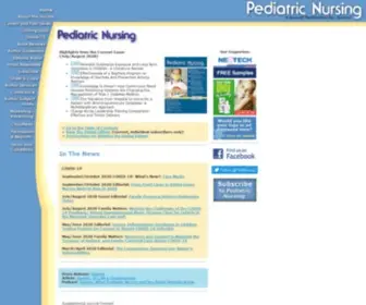 Pediatricnursing.net(Pediatric Nursing Journal) Screenshot