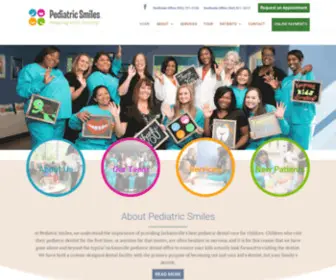 Pediatricsmiles.com(Pediatric Smiles Jacksonville) Screenshot