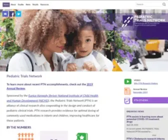 Pediatrictrials.org(Pediatric Trials Network) Screenshot