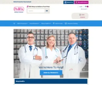 Pedifix.com(PediFix®) Screenshot