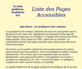 Pedigreeapis.org(Page portail de Jean) Screenshot