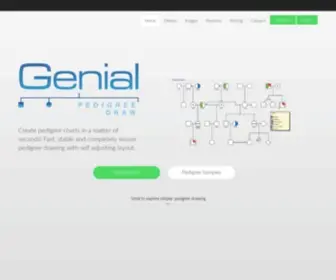 Pedigreedraw.com(Genial Pedigree Draw) Screenshot