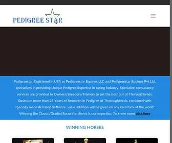 Pedigreestar.com(Pedigreestar ? Pedigreestar) Screenshot