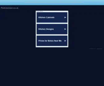 Pedinilondon.co.uk(Contemporary kitchens) Screenshot
