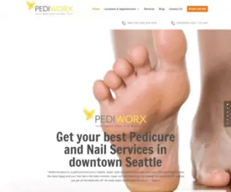 Pediworx.com(Get the Best Pedicure & Manicure in our Nail Salon in Downtown Seattle) Screenshot