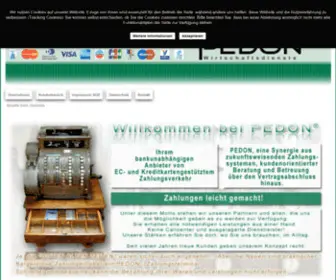 Pedoncash.de(PEDON Wirtschaftsdienste) Screenshot