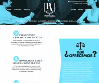 Pedralbesabogados.com(Abogado Barcelona ) Screenshot