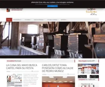 Pedro-Munoz.es(Ayuntamiento Pedro Muñoz) Screenshot