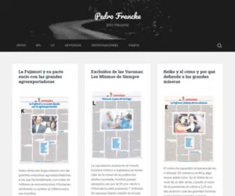 Pedrofrancke.com(Sitio Personal) Screenshot