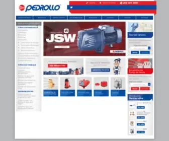 Pedrollo.com.ec(Pedrollo Bombas de Agua Ecuador) Screenshot